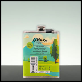 Prinz Flachmann Hausschnaps Marille "Heute hier, morgen dort" 0,2L - 34% Vol. - Trinklusiv