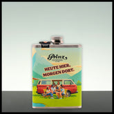 Prinz Flachmann Hausschnaps Marille "Heute hier, morgen dort" 0,2L - 34% Vol. - Trinklusiv