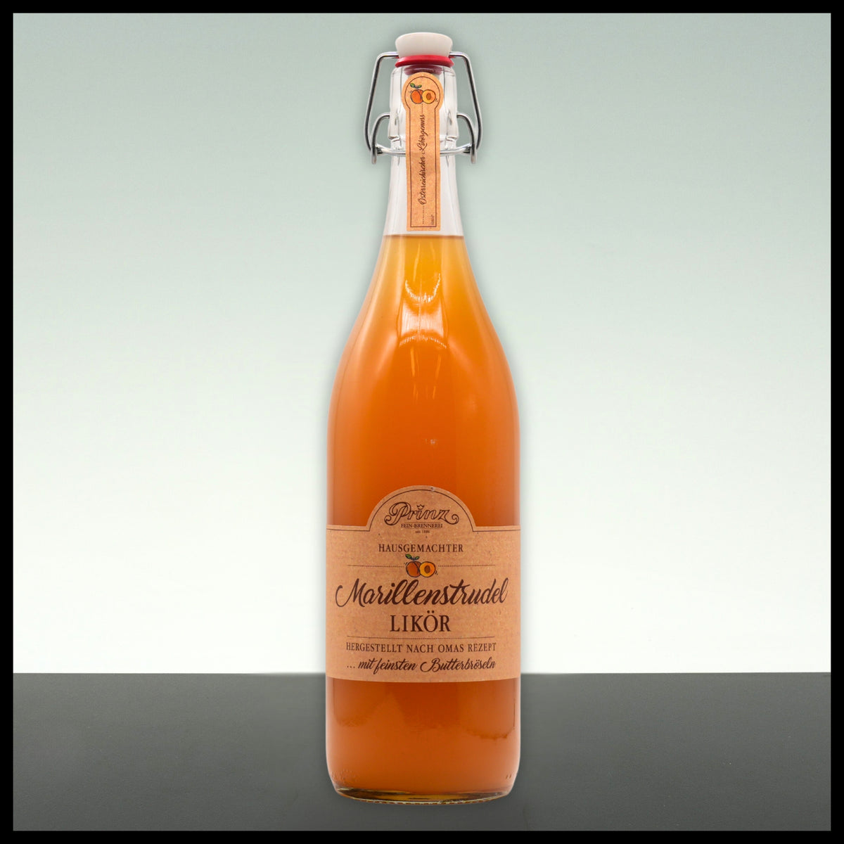 Prinz Marillenstrudel Likör 1L - 16% Vol. - Trinklusiv