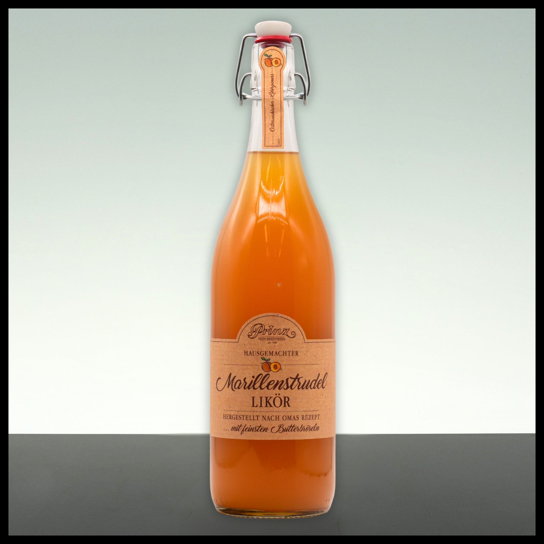 Prinz Marillenstrudel Likör 1L - 16% Vol. - Trinklusiv