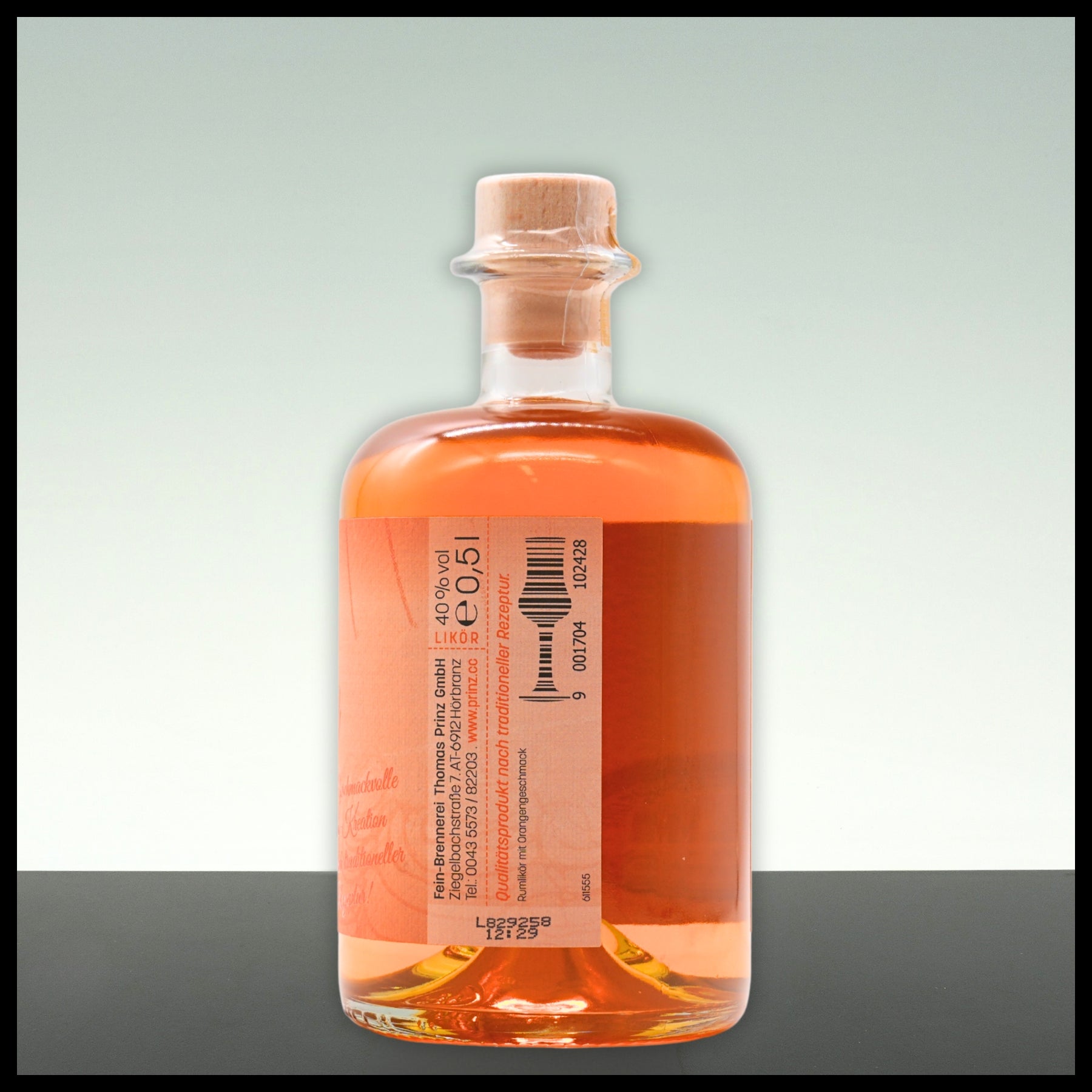 Prinz Rum Orange Likör 0,5L - 40% Vol.