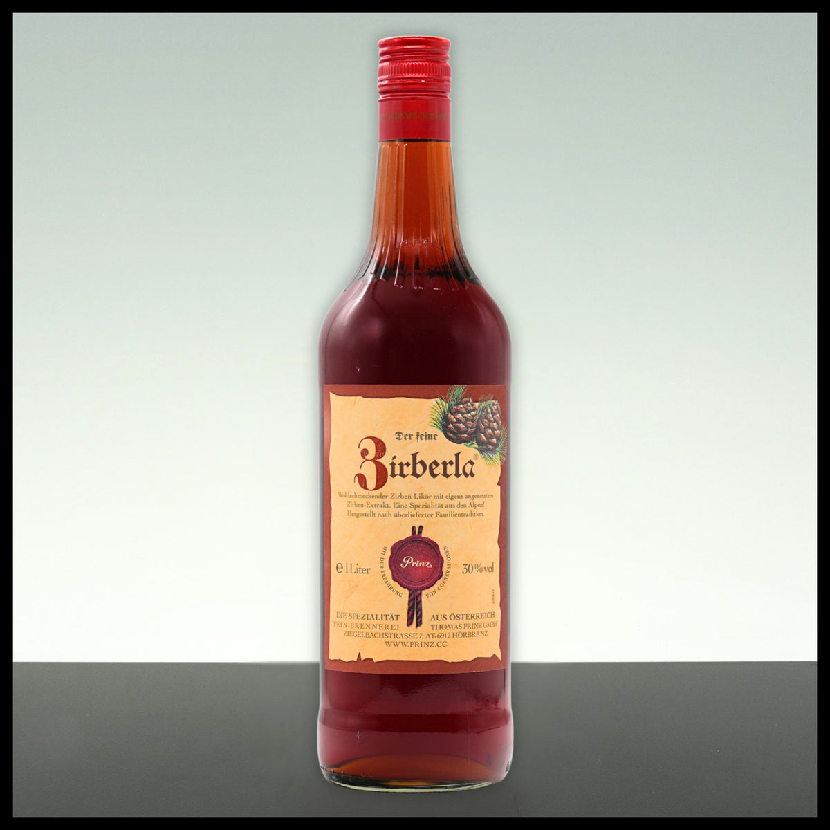 Prinz "Zirberla" Zirbenschnaps 1L - 30% Vol. - Trinklusiv