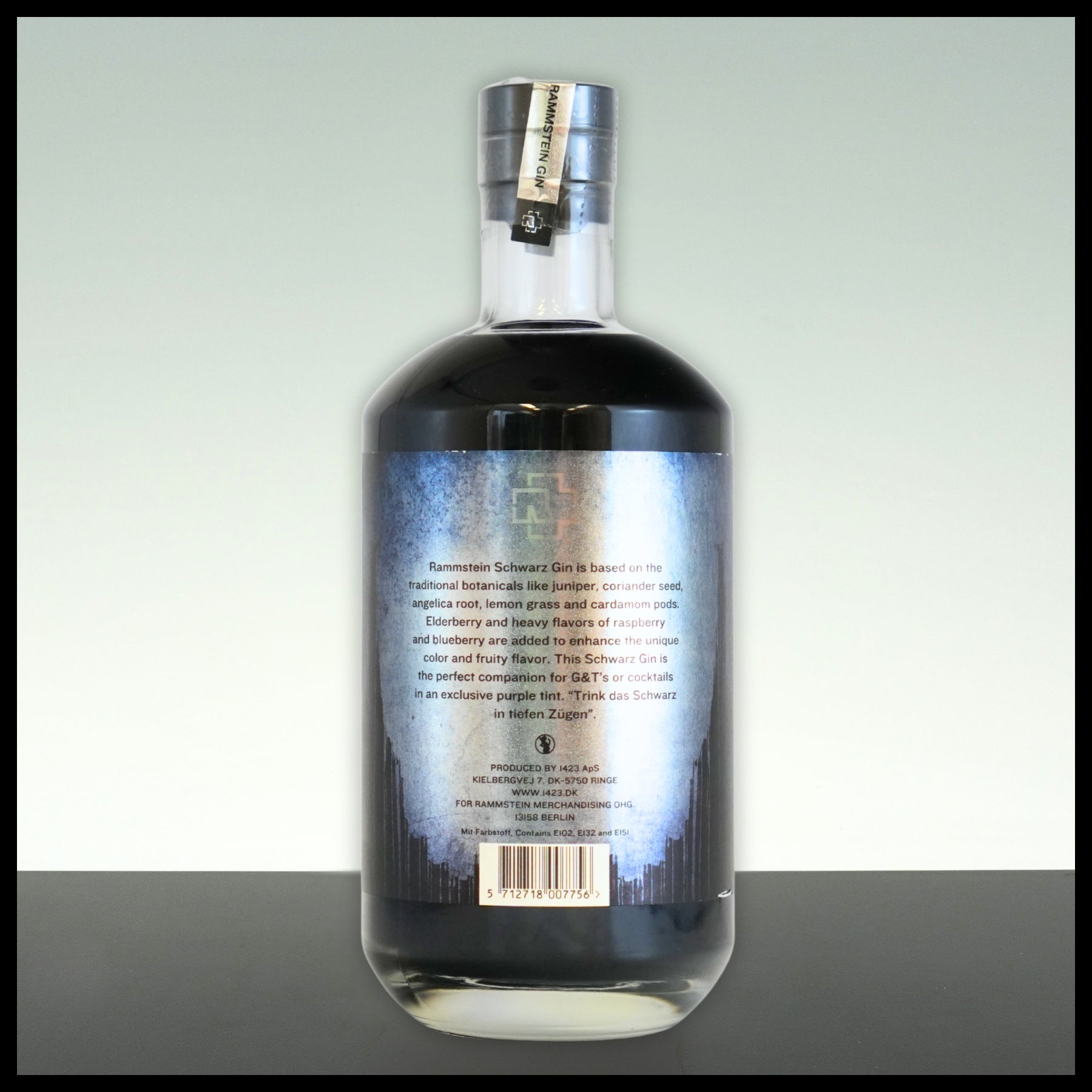 Rammstein BLACK Blueberry Gin 0,7L - 40% Vol. - Trinklusiv