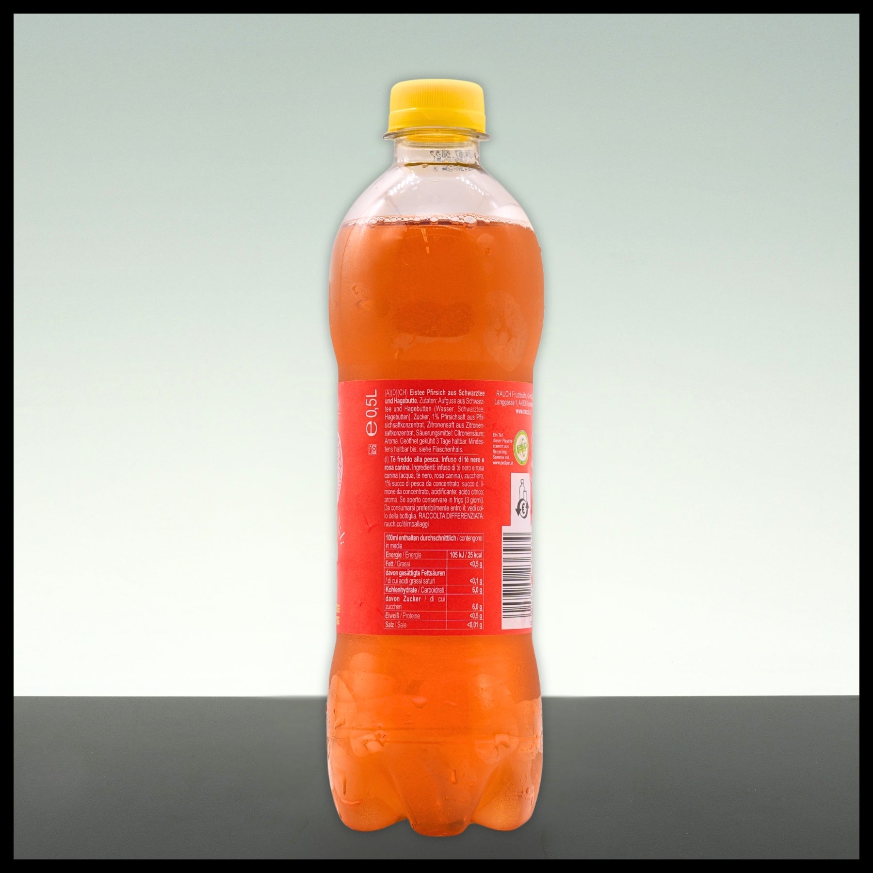 Rauch Eistee Pfirsich 0,5L - Trinklusiv