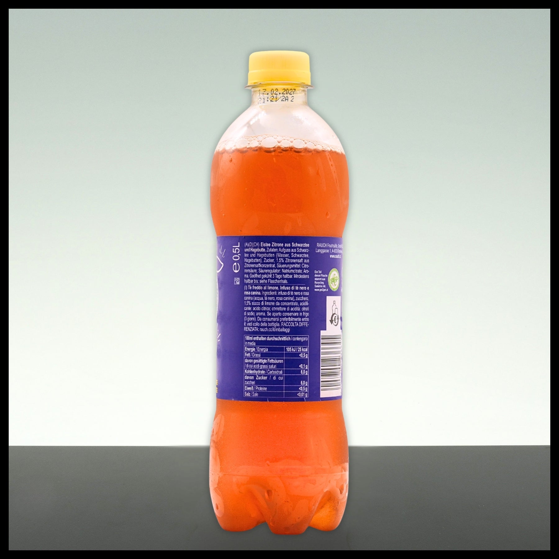 Rauch Eistee Zitrone 0,5L