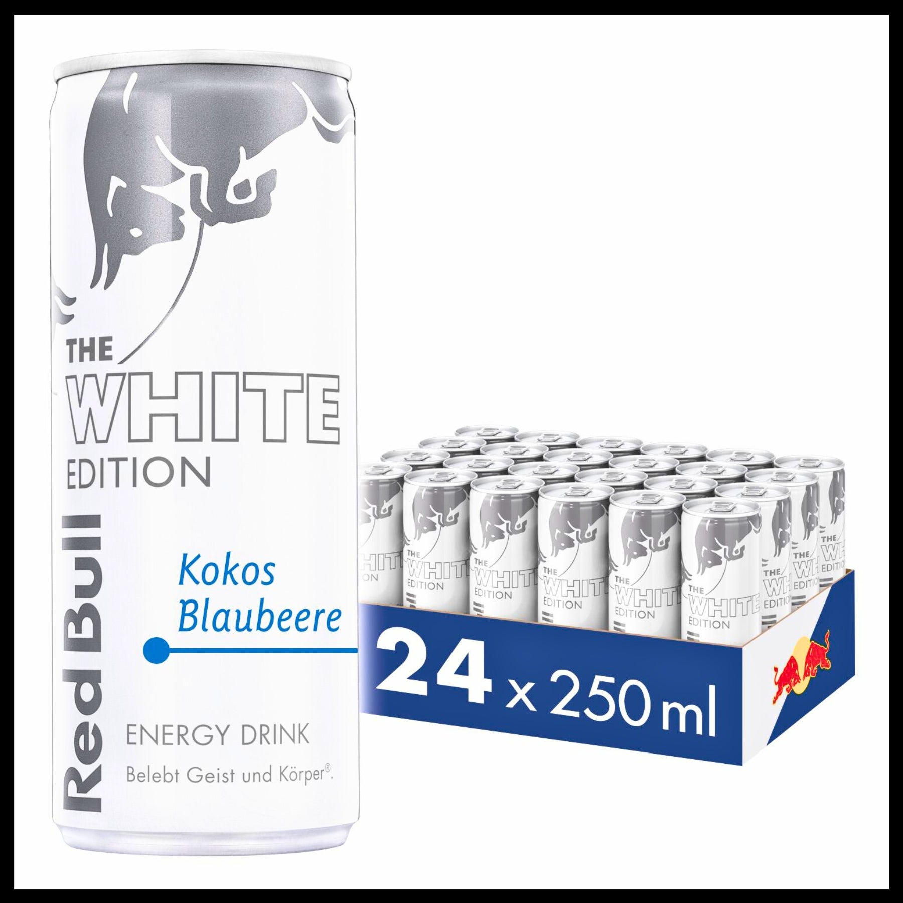 Red Bull White Edition Kokos-Blaubeere 0,25L