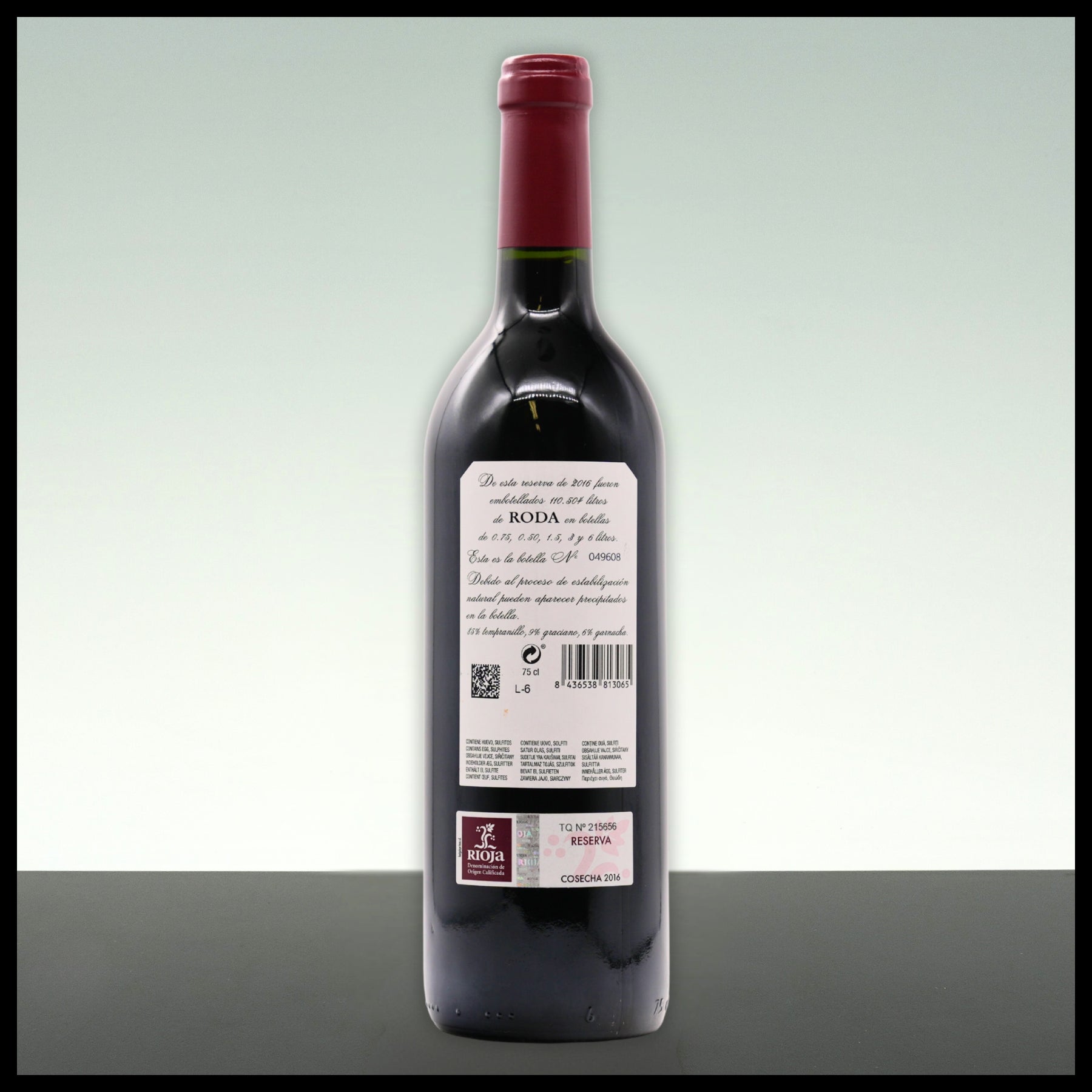 Roda Reserva Rioja D.O.Ca 2016 0,75L - 14,5% Vol. - Trinklusiv