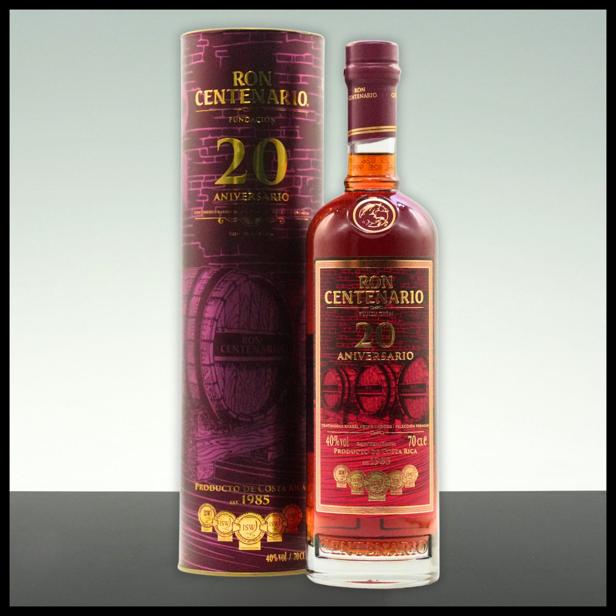 Ron Centenario Fundacion 20 YO Rum 0,7L - 40% Vol. - Trinklusiv