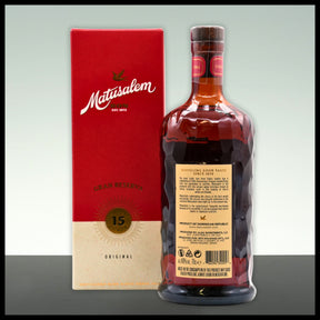 Ron Matusalem 15 YO Rum Solera Gran Reserva 0,7L - 40% Vol. - Trinklusiv