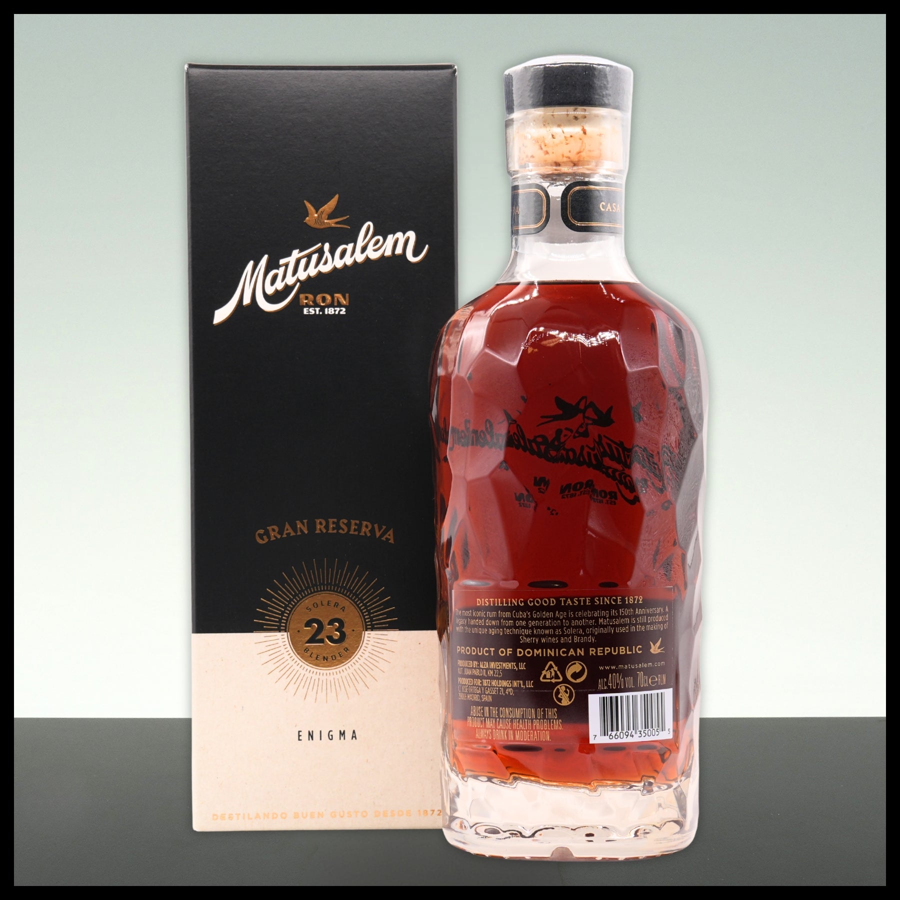 Ron Matusalem 23 YO Solera Gran Reserva Rum 0,7L - 40% Vol. - Trinklusiv