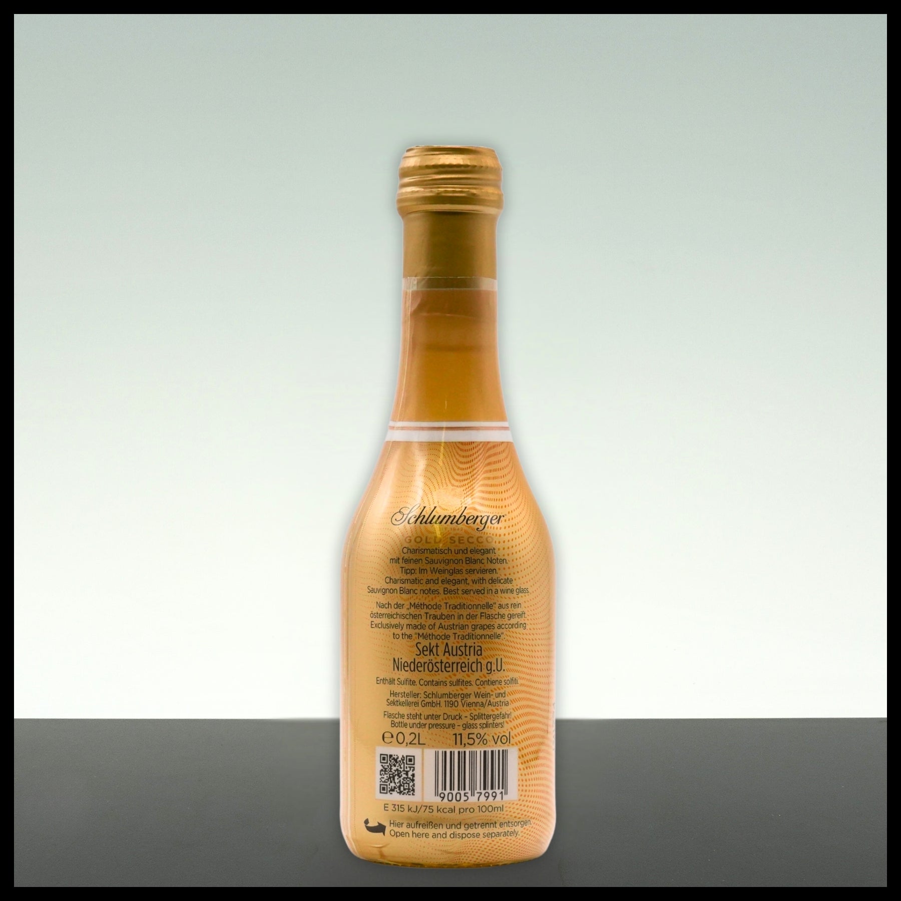 Schlumberger Gold Secco 0,2L - 11,5% Vol. - Trinklusiv