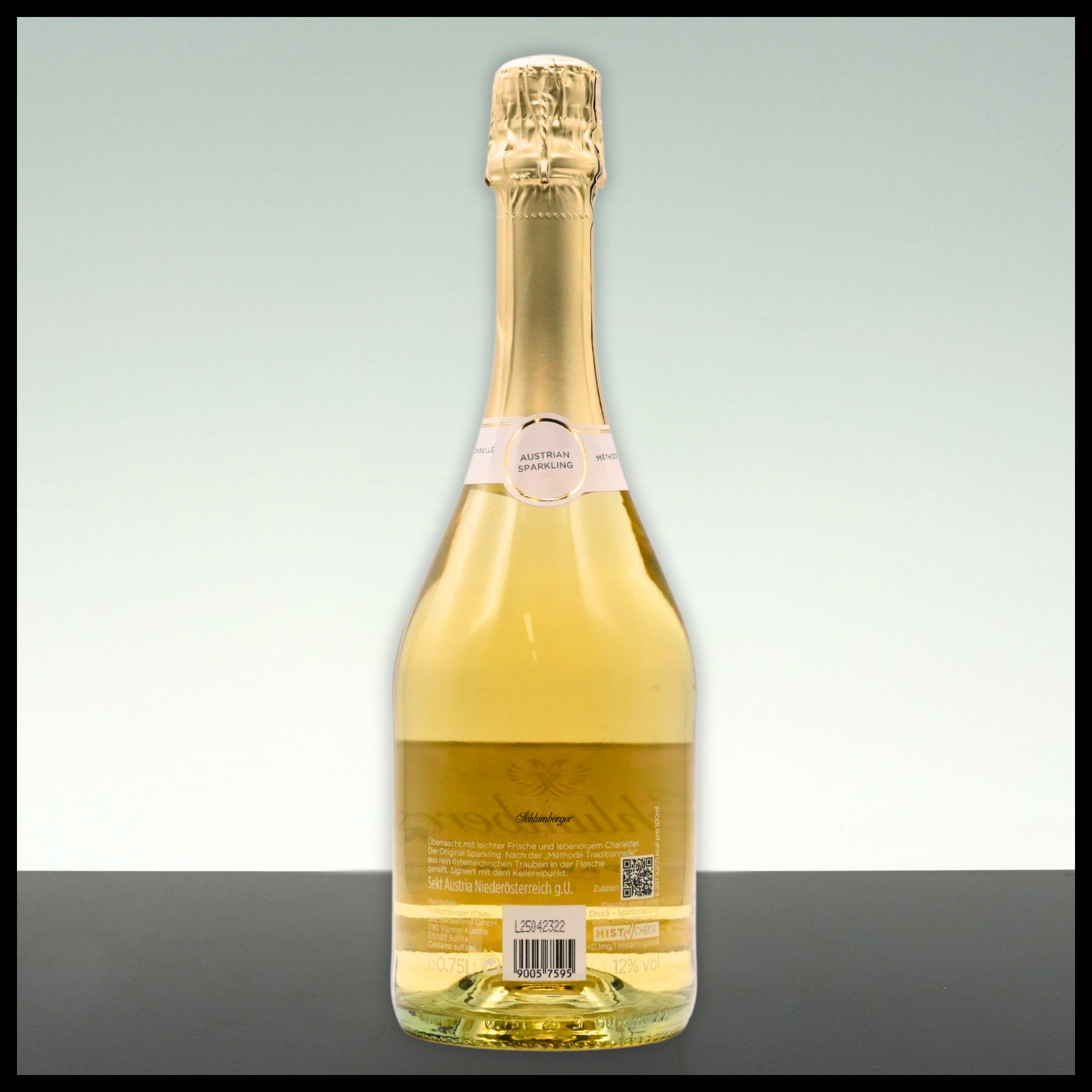 Schlumberger Sparkling Brut 0,75L - 12% Vol. - Trinklusiv