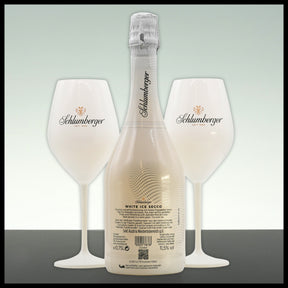 Schlumberger White Ice Secco mit 2 Gläsern 0,75L - 11,5% Vol.