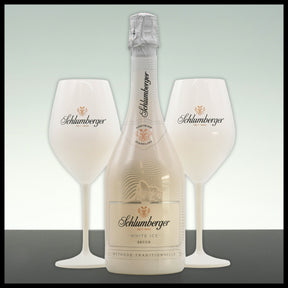 Schlumberger White Ice Secco mit 2 Gläsern 0,75L - 11,5% Vol.