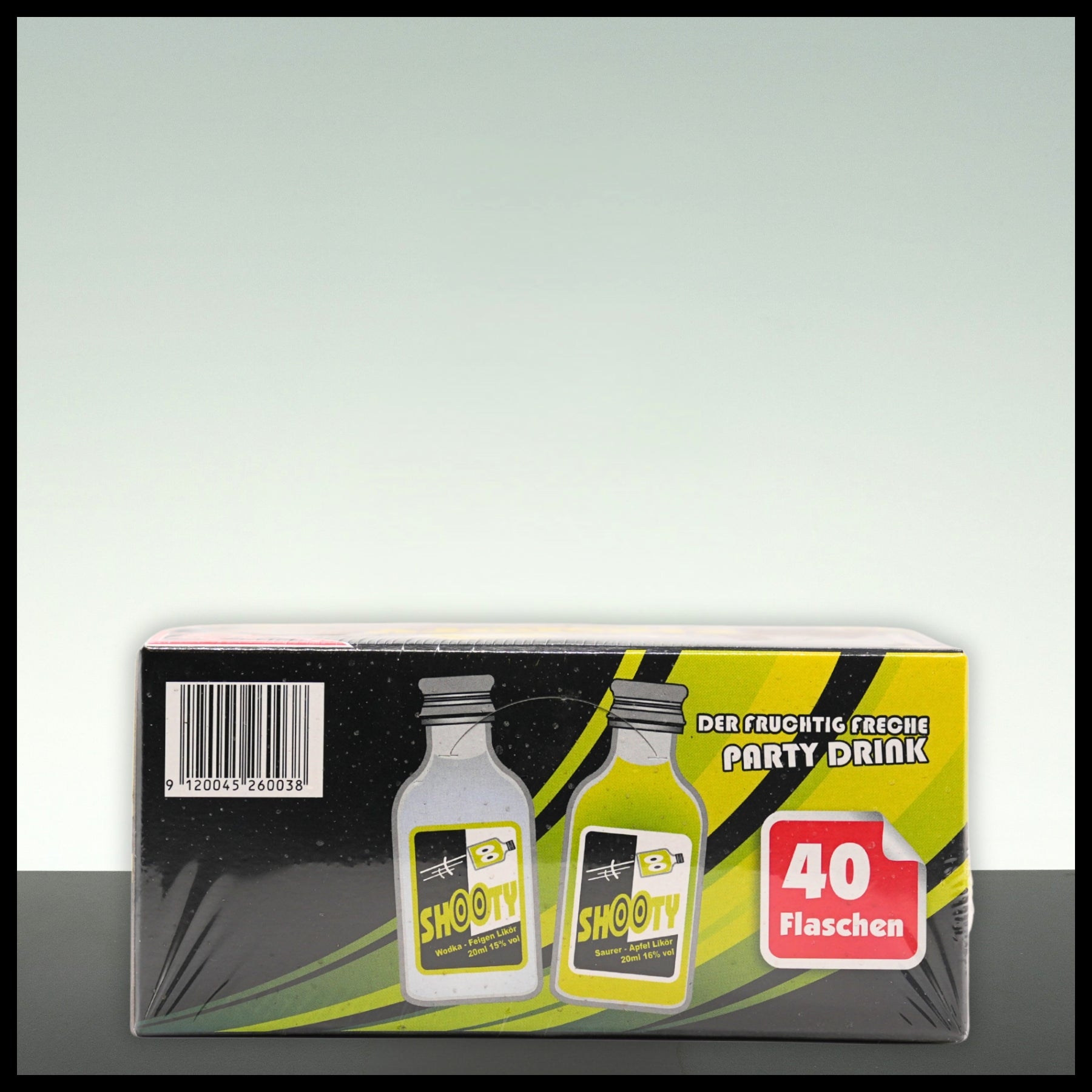 Shooty Partydrink Saurer Apfel & Wodka Feige PET 40x 0,02L - 15,5% Vol.