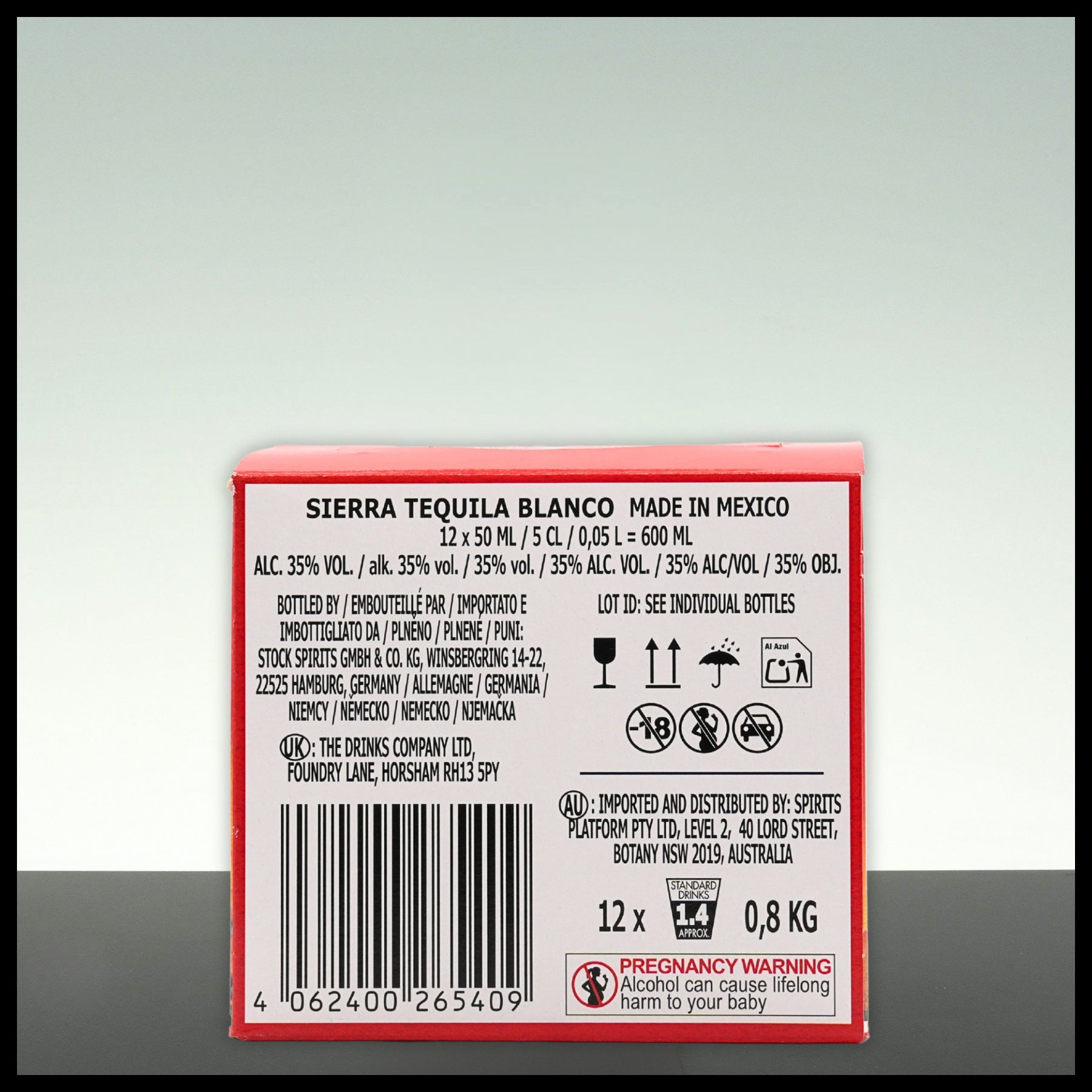 Sierra Tequila Silver 12x 0,05L - 35% Vol.