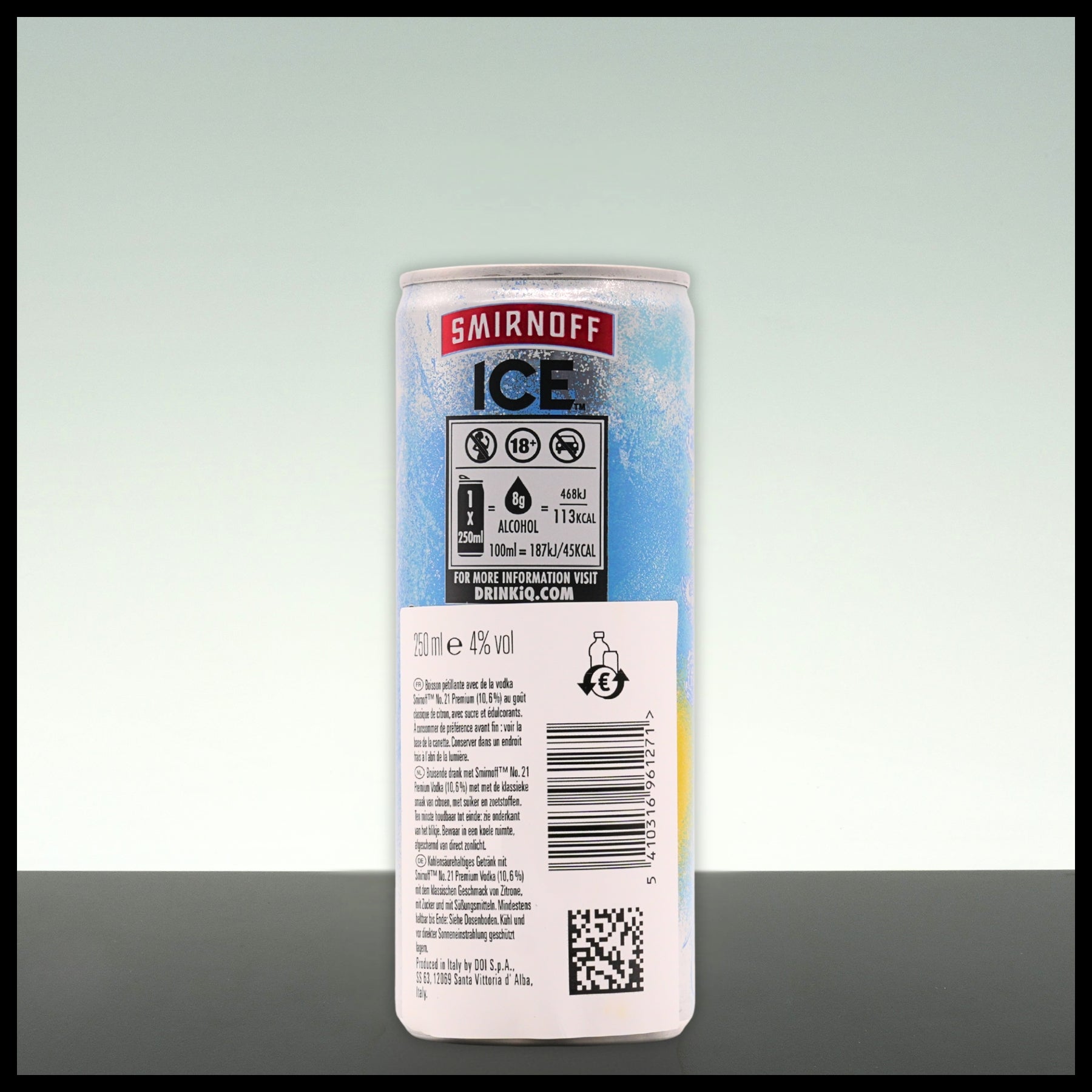 Smirnoff Ice Original Dose 0,25L - 4% Vol. - Trinklusiv