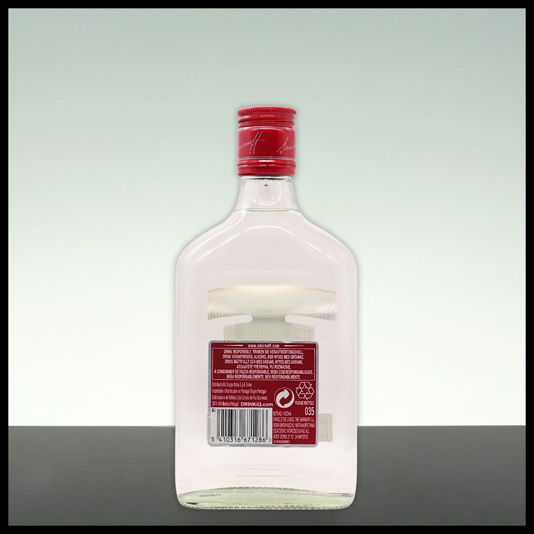 Smirnoff Vodka Red Label 0,35L - 37,5% Vol. - Trinklusiv