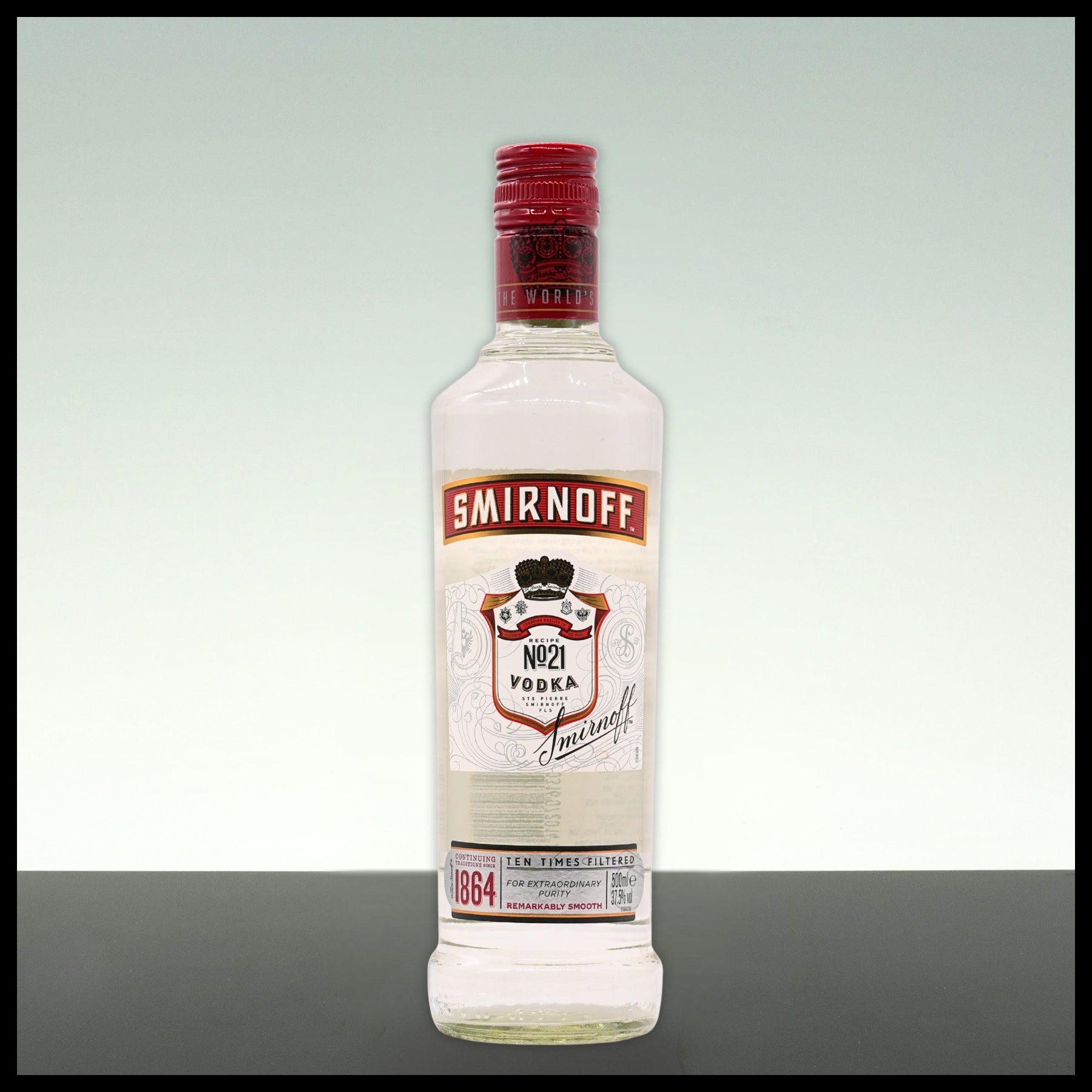 Smirnoff Vodka Red Label 0,5L - 37,5% Vol. - Trinklusiv