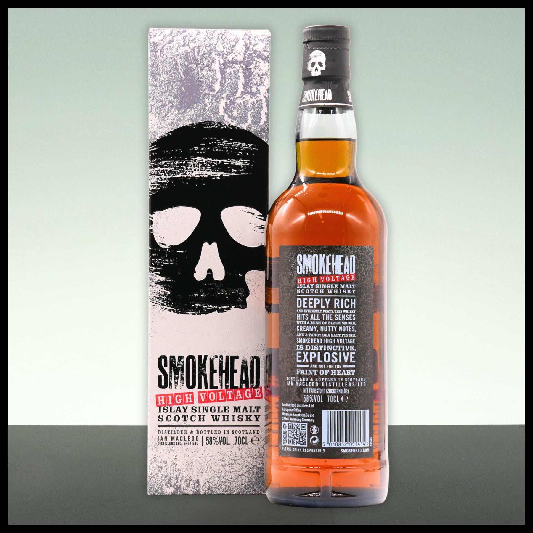 Smokehead HIGH VOLTAGE Single Malt Whisky 0,7L - 58% Vol. - Trinklusiv
