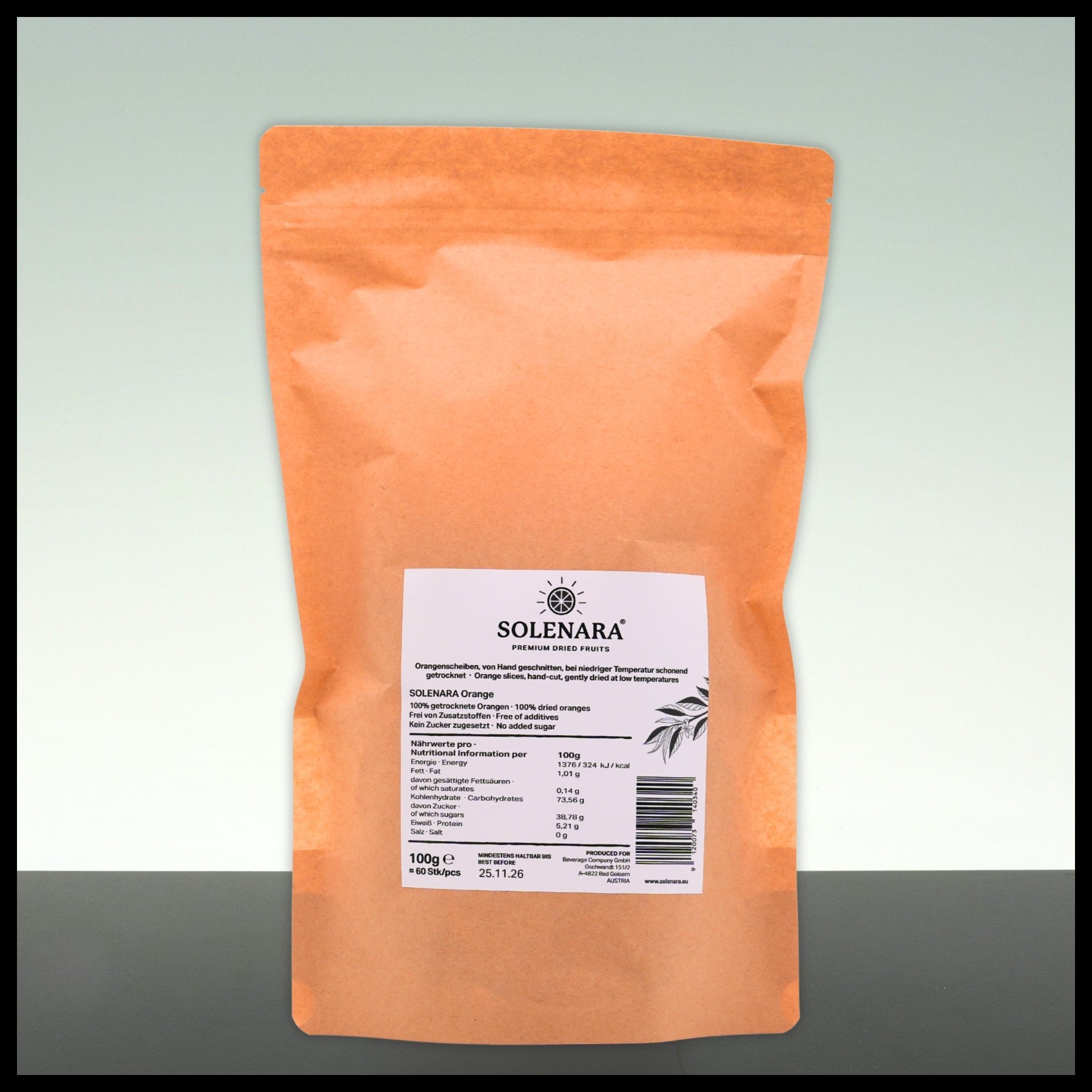 Solenara Premium Trockenfrüchte ORANGE 100g