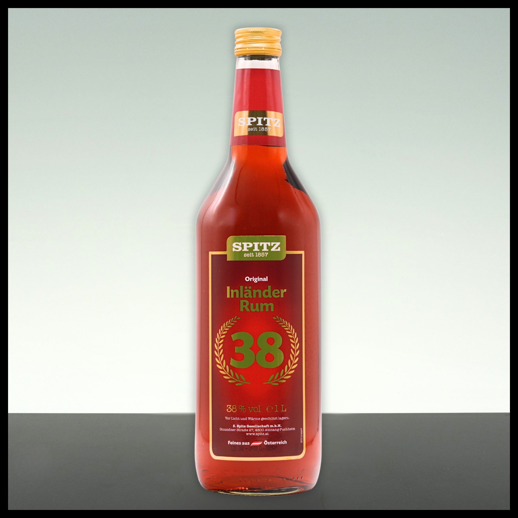 Spitz Inländer Rum 1L - 38% Vol. - Trinklusiv