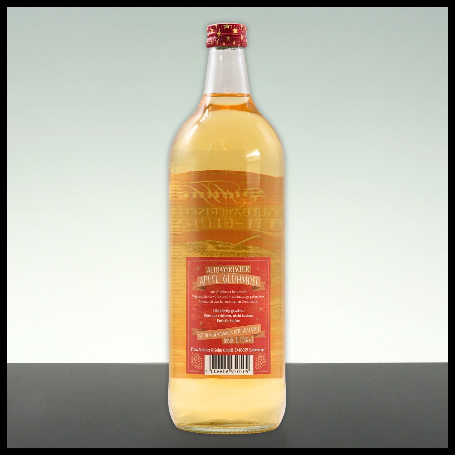 Stettner Altbayerischer Apfel-Glühmost 1L - 5% Vol.