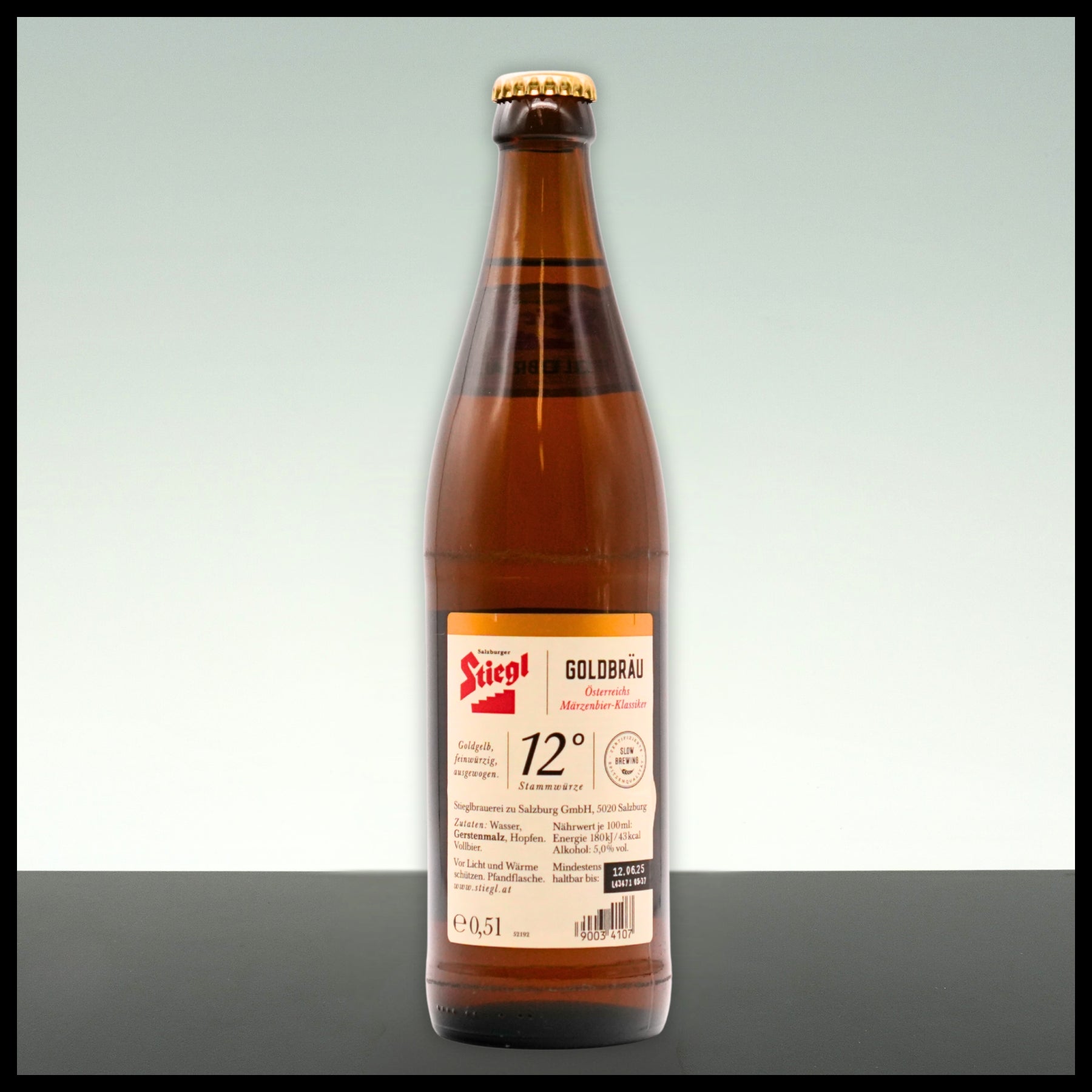 Stiegl Goldbräu 0,5L - 5% Vol. - Trinklusiv
