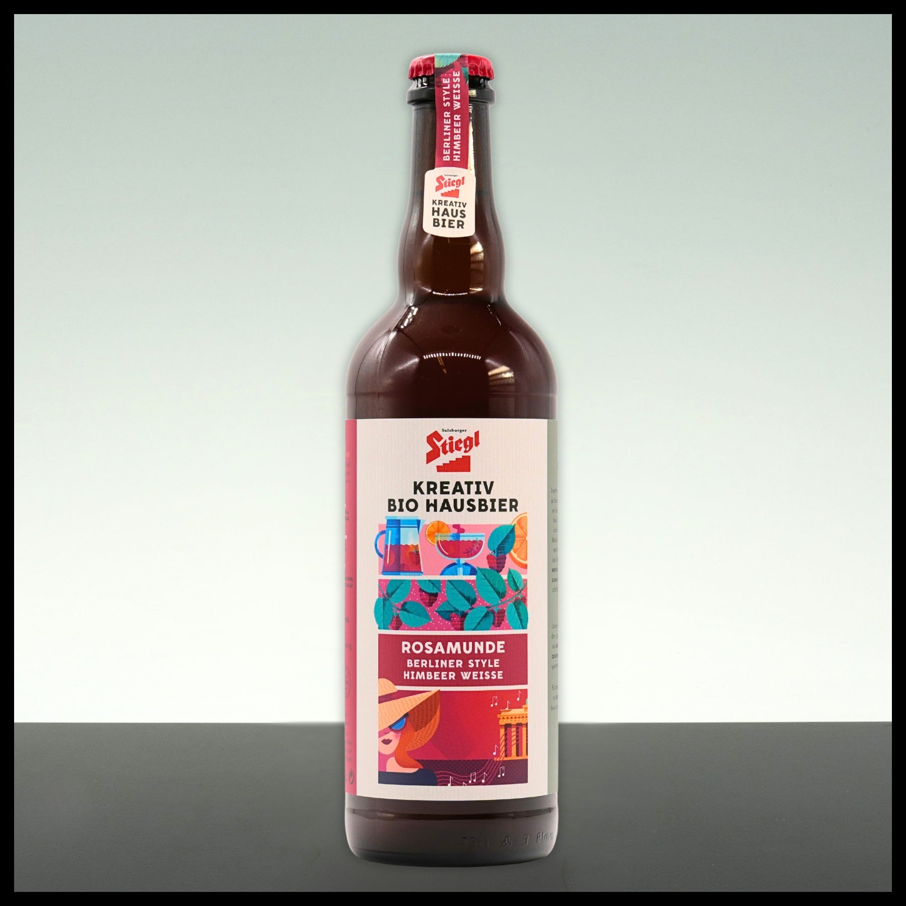 Stiegl Hausbier ROSAMUNDE Himbeer-Weisse 0,75L - 5% Vol.