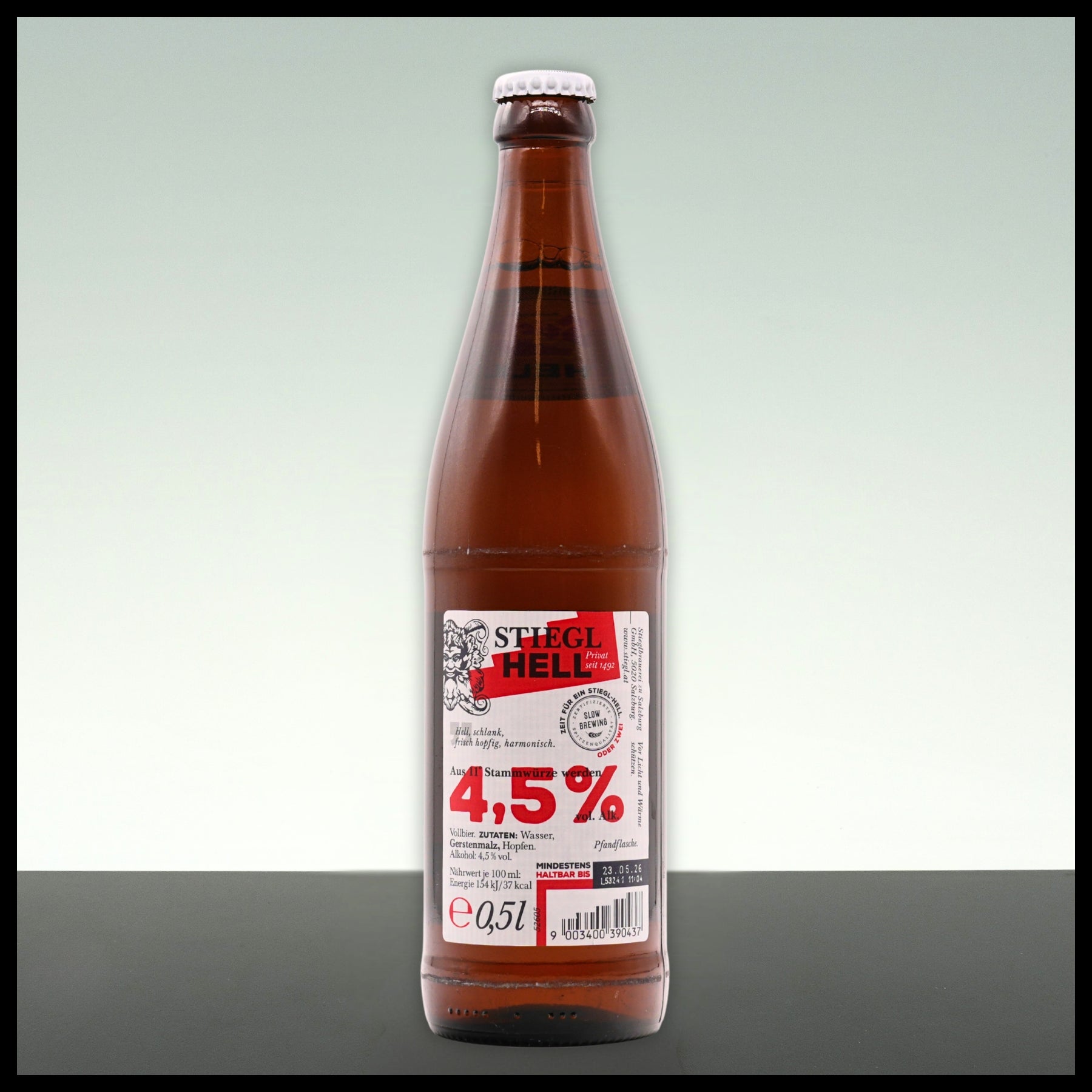 Stiegl Hell 0,5L - 4,5% Vol. - Trinklusiv
