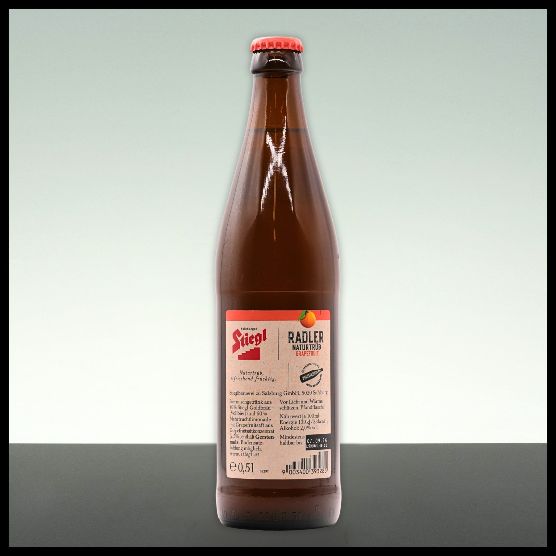 Stiegl Radler Grapefruit Naturtrüb 0,5L - 2% Vol.