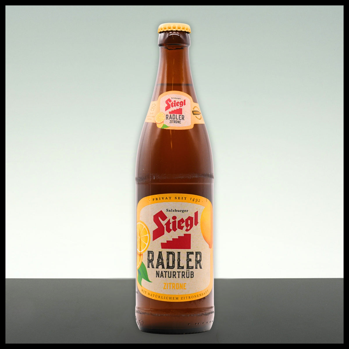 Stiegl Radler Zitrone Naturtrüb 0,5L - 2% Vol. - Trinklusiv