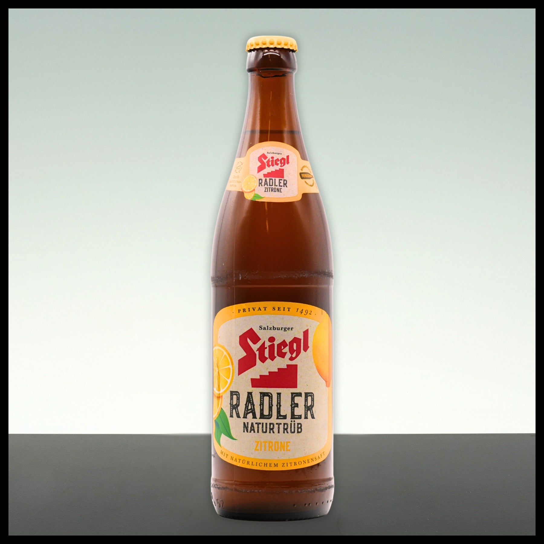 Stiegl Radler Zitrone Naturtrüb 0,5L - 2% Vol. - Trinklusiv