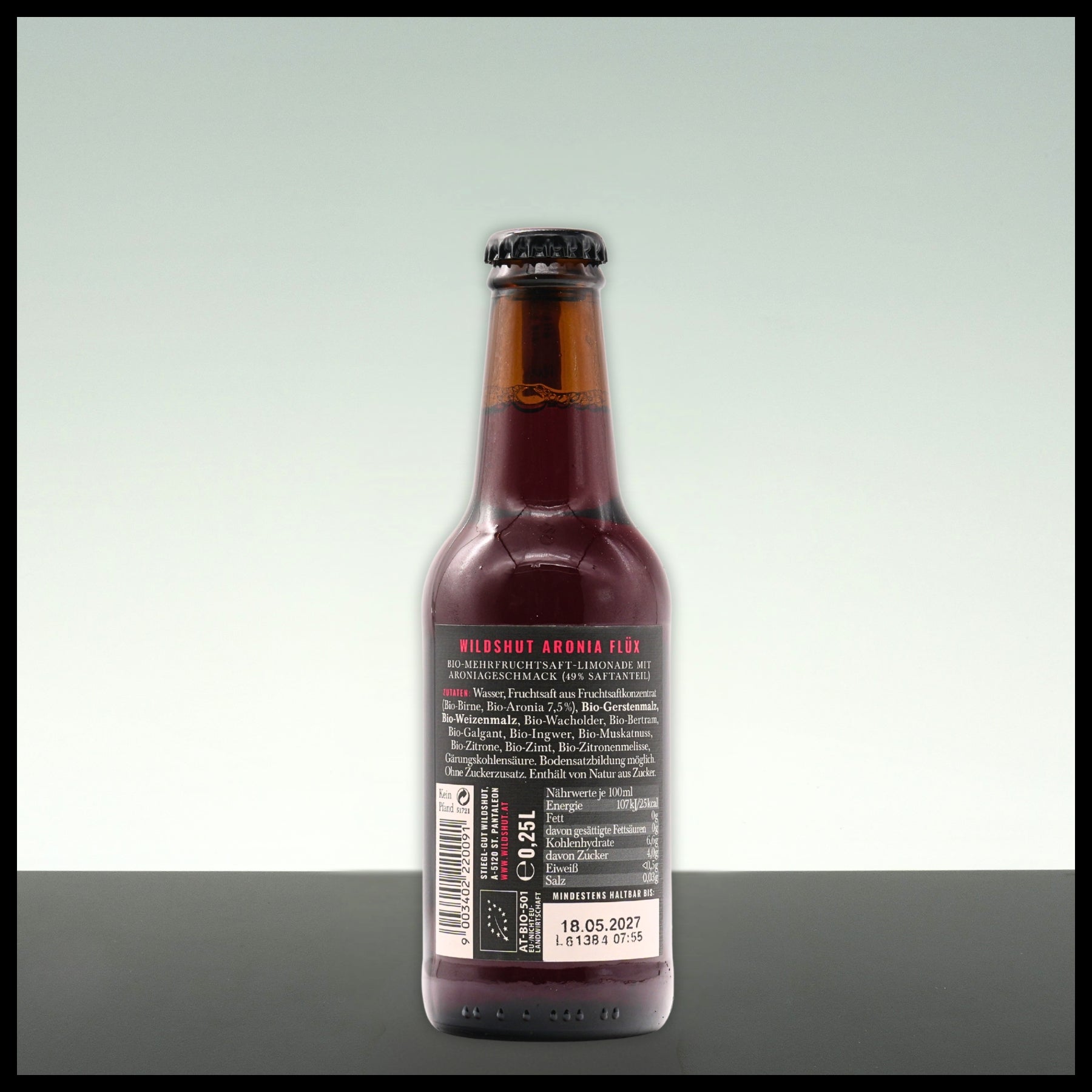 Stiegl Wildshut Bio Flüx Aronia 0,25L