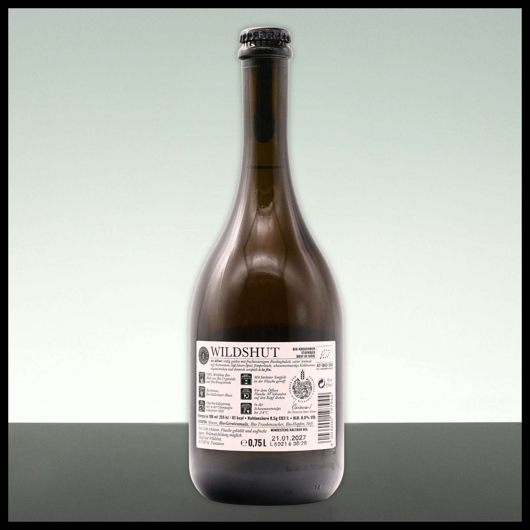 Stiegl Wildshut Bio Perlage 0,75L - 8% Vol.