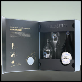 Stiegl Wildshut Bio Perlage Geschenkbox mit 2 Gläsern 0,75L - 8% Vol.