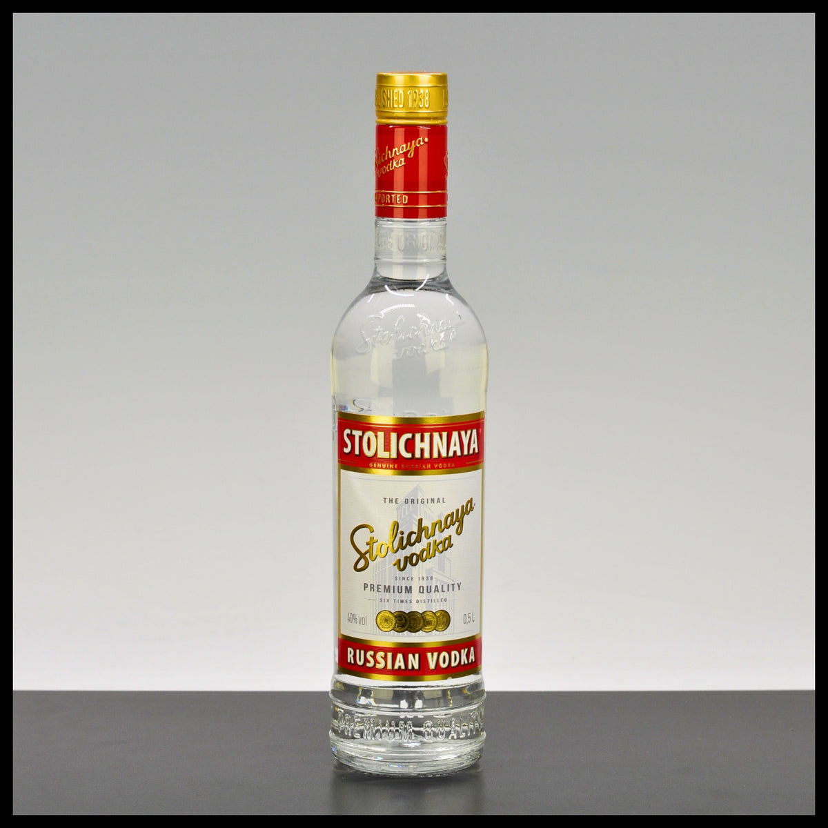 Stolichnaya Premium Vodka 0,5L - 40% Vol.