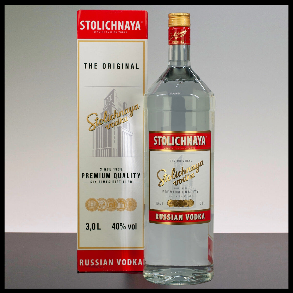 Stolichnaya Premium Vodka 3L - 40% Vol.