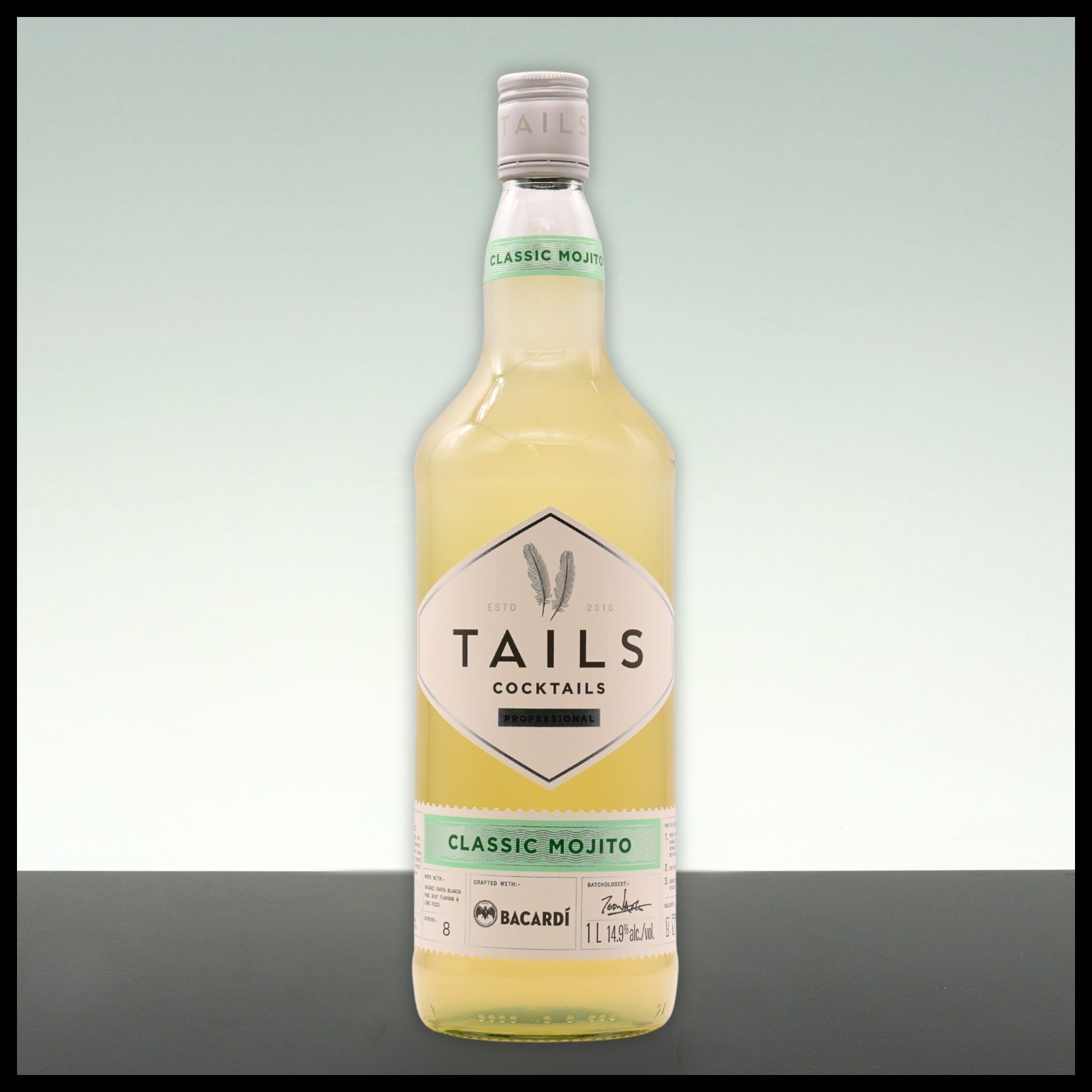 Tails Cocktails Classic Mojito Cocktail 1L - 14,9% Vol. - Trinklusiv