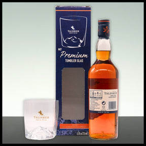 Talisker 10 YO Whisky Geschenkbox mit Tumbler 0,7L - 45,8% Vol. - Trinklusiv