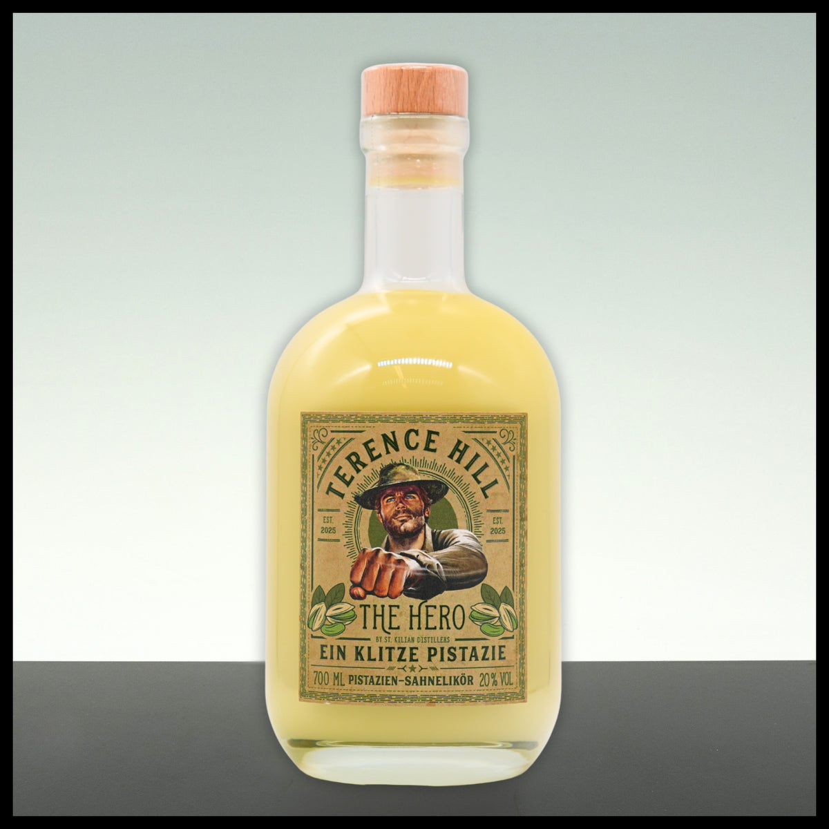 Terence Hill "Ein Klitze Pistazie" Pistazien-Sahnelikör 0,7L - 20% Vol. - Trinklusiv