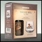 Terence Hill "Voll auf die Nuss" Haselnuss-Likör Geschenkbox mit Glas 0,7L - 21% Vol.