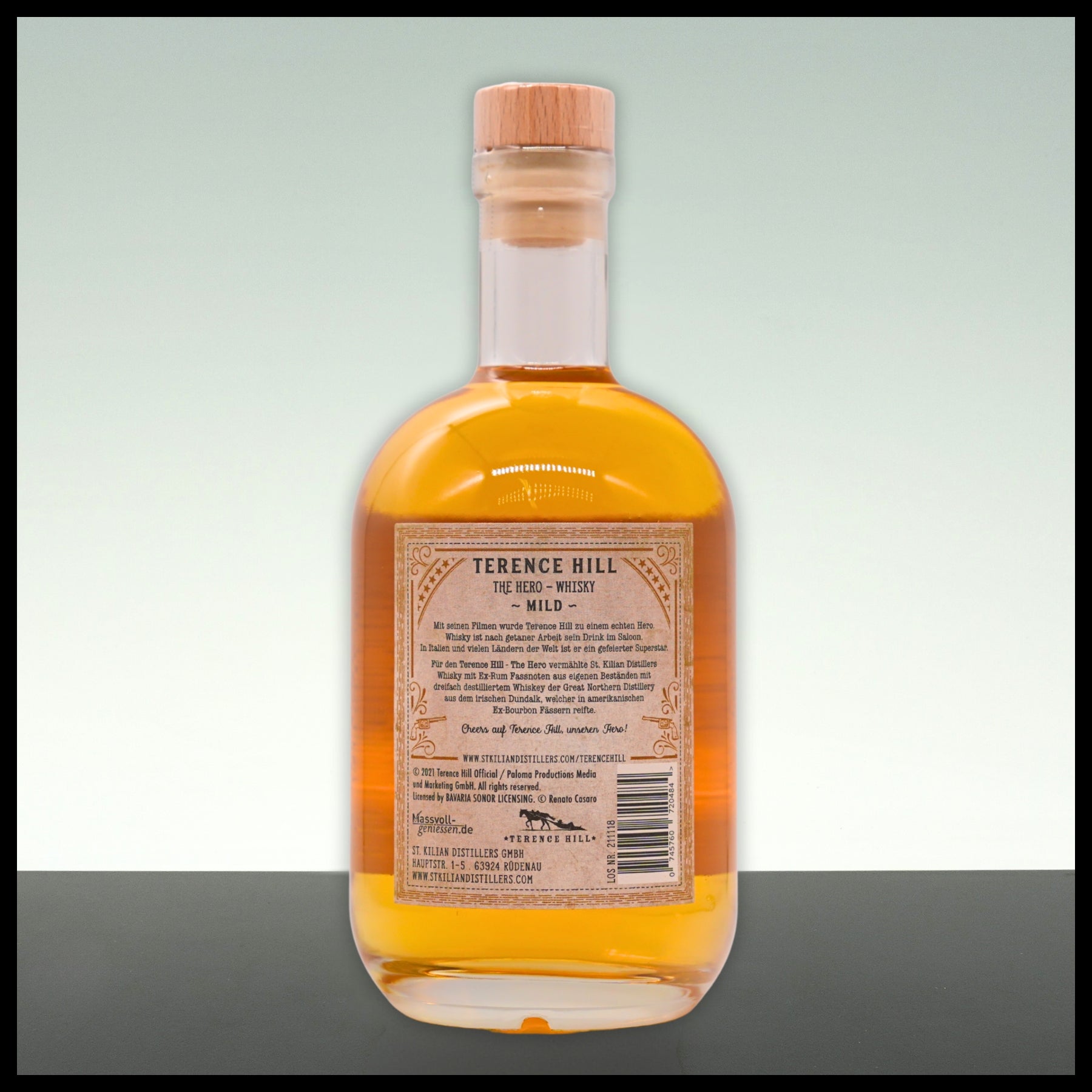 Terence Hill Whisky Mild 0,7L - 46% Vol. - Trinklusiv