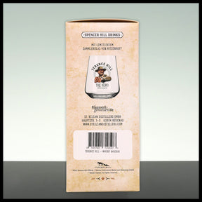 Terence Hill Whisky Rauchig Geschenkbox mit Glas 0,7L - 49% Vol. - Trinklusiv