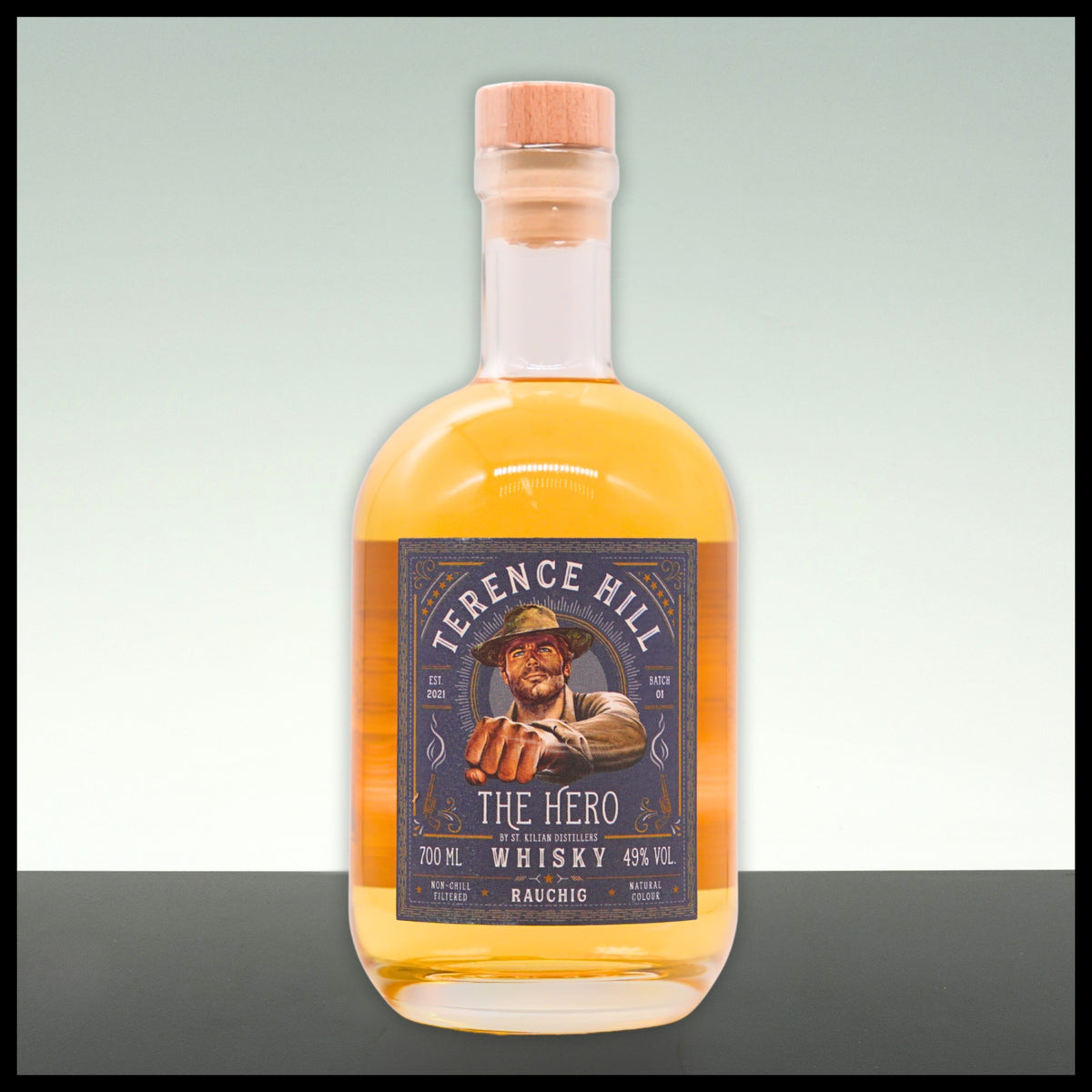Terence Hill Whisky Rauchig 0,7L - 49% Vol.