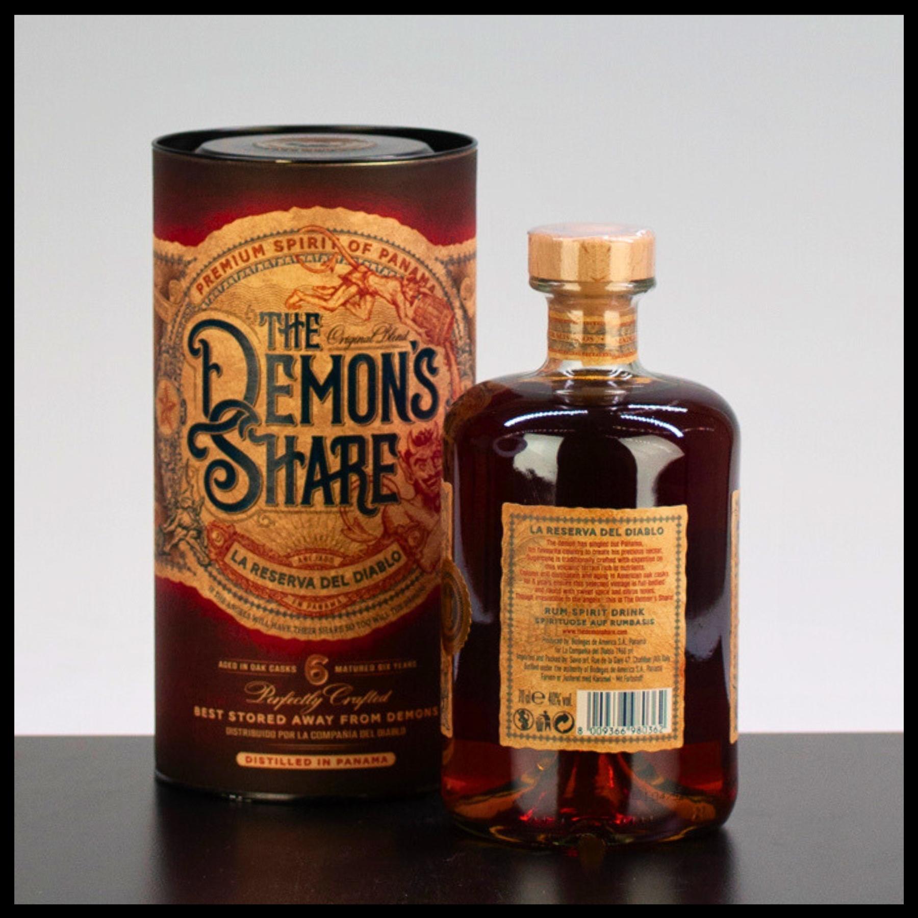 Demon's Share 6 YO "La Reserva del Diablo" 0,7L - 40% Vol.