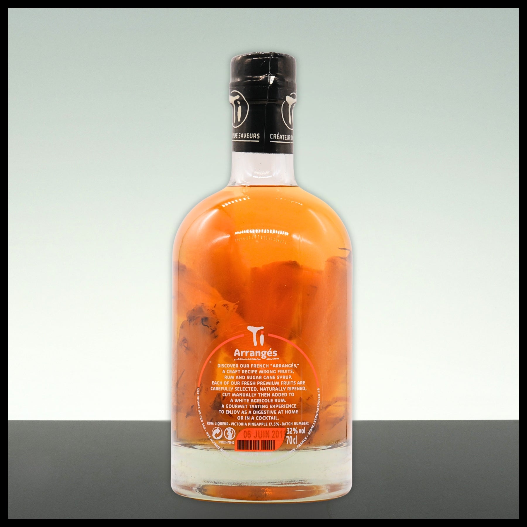 Ti Arrangés de Ced’ PINEAPPLE Rum-Likör 0,7L - 32% Vol.