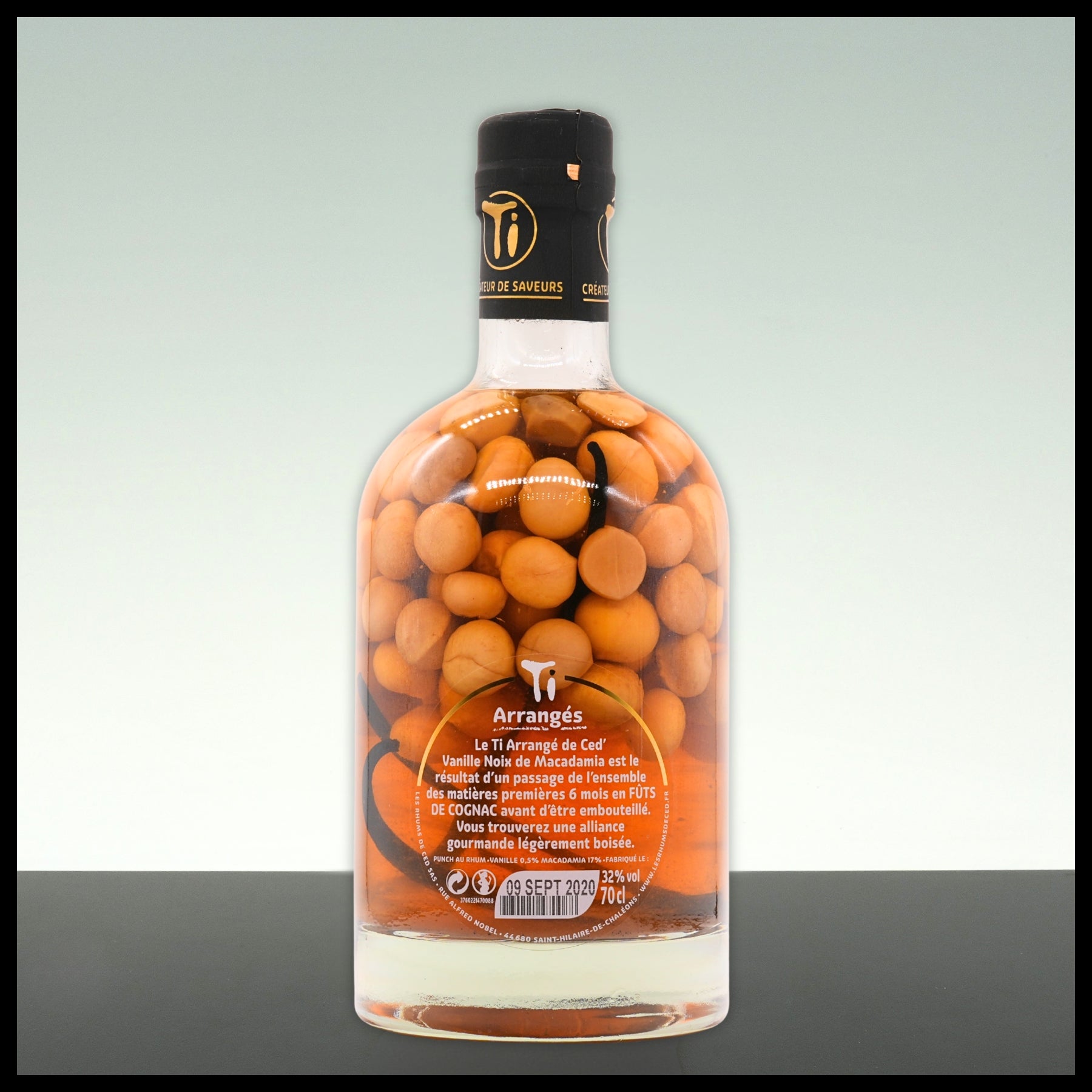 Ti Arrangés de Ced VANILA & MACADAMIA Rum-Likör 0,7L - 32% Vol.