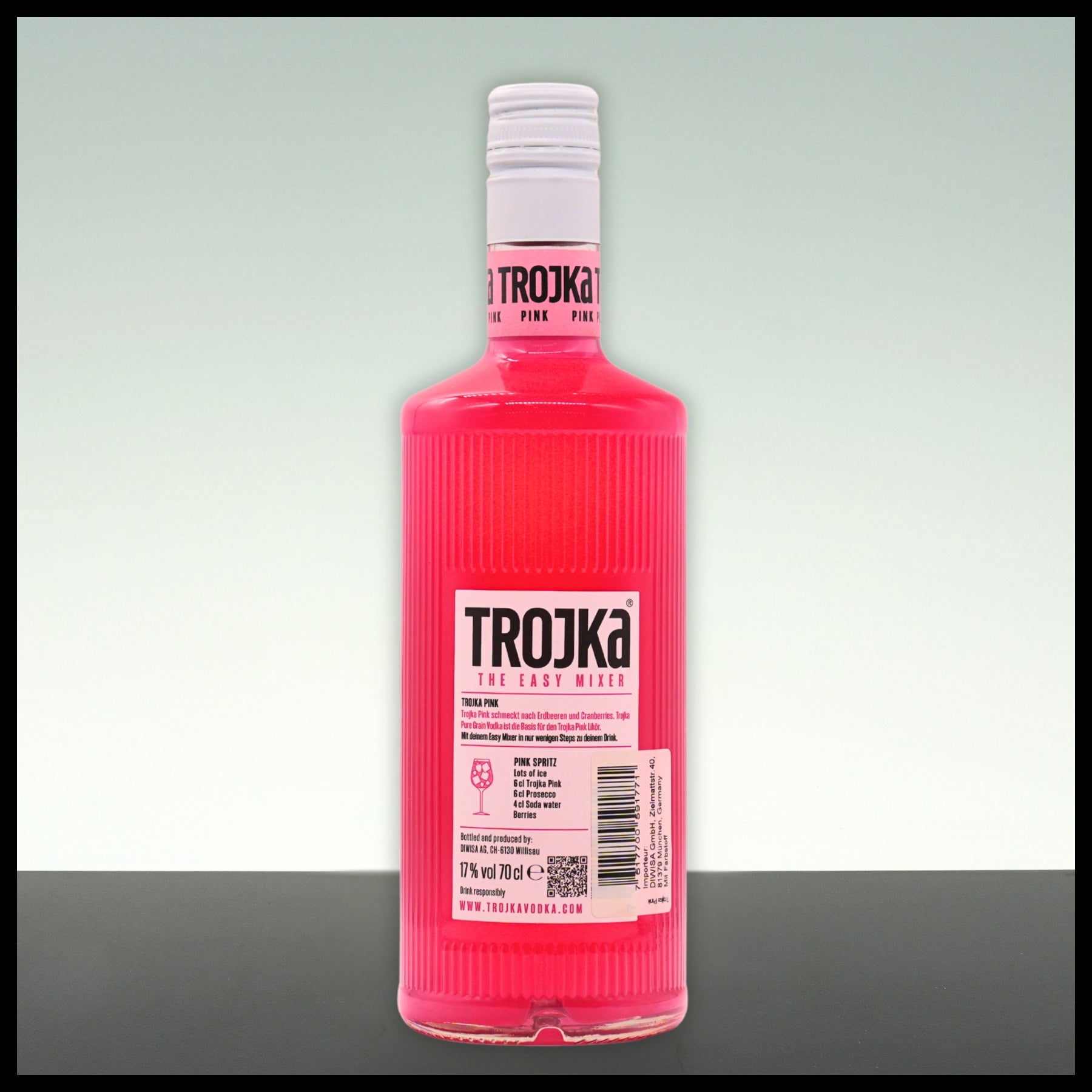 Trojka Vodka Pink Likör 0,7L - 17% Vol. - Trinklusiv