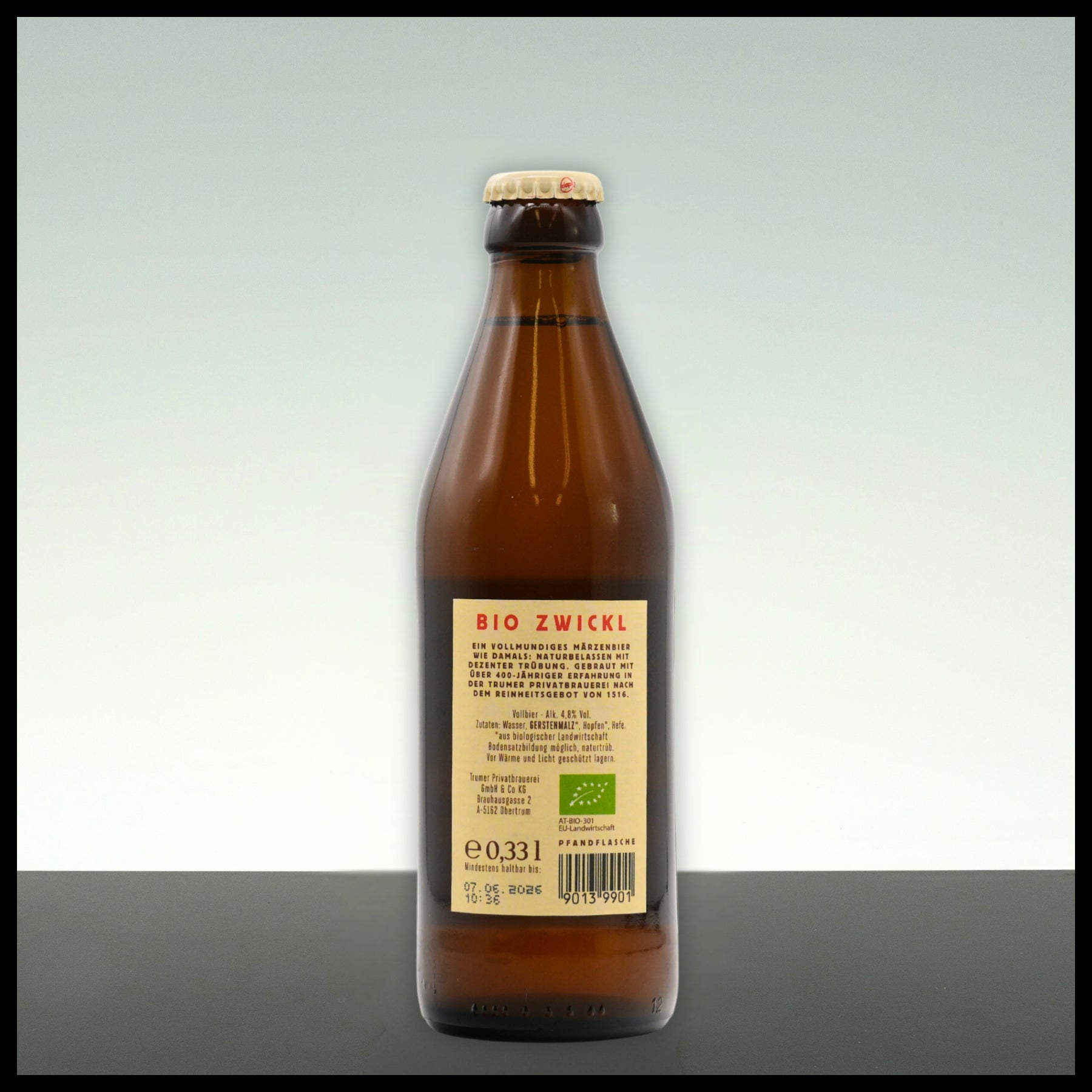 Trumer OBERTRUMER Bio Zwickl 0,33L - 4,8% Vol. - Trinklusiv